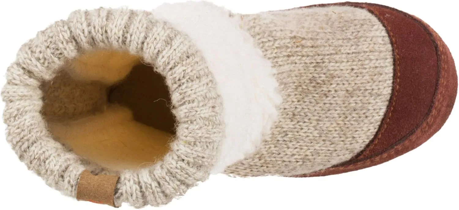 Acorn Unisex-Kid's Cozy Slouch Boot Slipper with Indoor/Outdoor Sole
