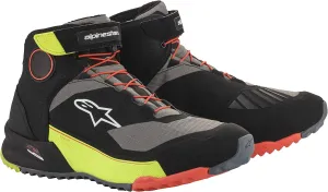 Alpinestars CR-X Drystar Riding Shoes (9) (BLACK/YELLOW FLUO/RED FLUO)