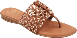 André Assous Women's Nice Woven Featherweight Sandal Flip-Flop