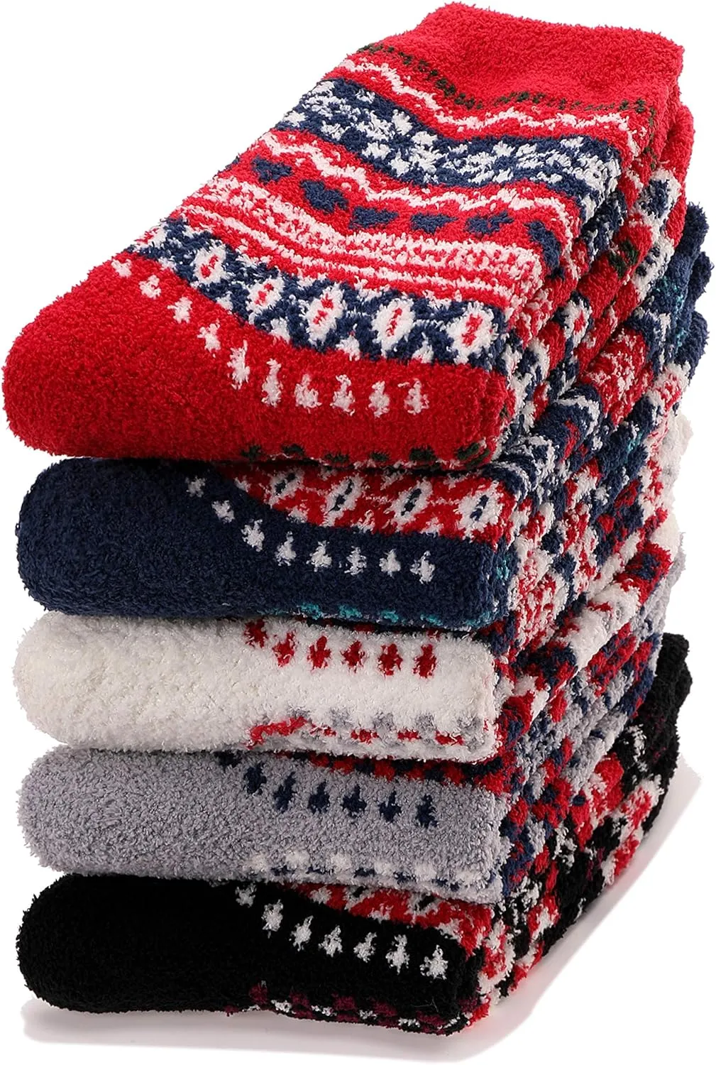 ANTSANG Womens Fuzzy Socks Slipper Winter Fluffy Cozy Cabin Warm Soft Fleece Comfy Home Socks