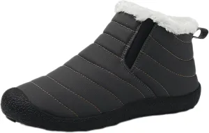 Asifn Mens Women Lightweight Bootie Slippers with Memory Foam Indoor Outdoor Warm House Shoes Waterproof Sport Lounge Camping Boots