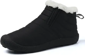 Asifn Mens Women Lightweight Bootie Slippers with Memory Foam Indoor Outdoor Warm House Shoes Waterproof Sport Lounge Camping Boots