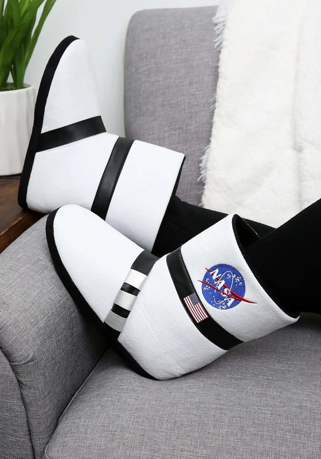 Astronaut Adult Boot Slippers