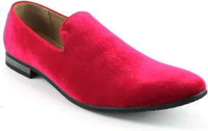 AZAR MAN Men's Velvet Slip On Loafer Dress Shoes Tudors