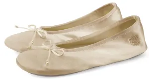 BCTEX COLL Women's Ballerina House Slippers with Bow, Ladies Satin Bedroom Slipper with Suede Sole Indoor