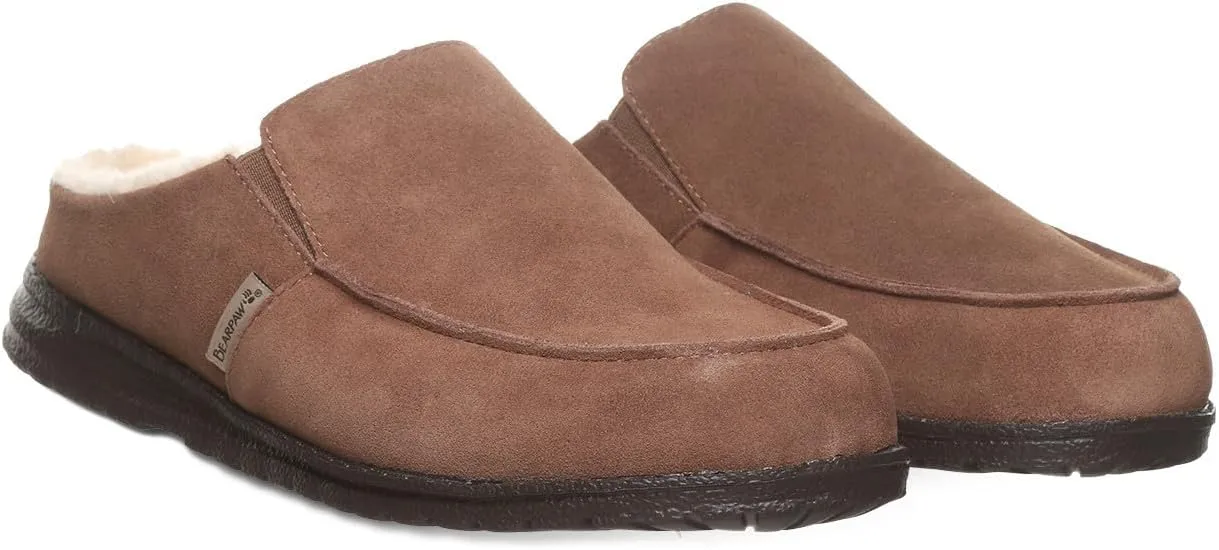 BEARPAW Men's Joel Slipper | Men's Slipper | Men's Shoe | Comfortable & Lightweight Multiple Colors & Sizes