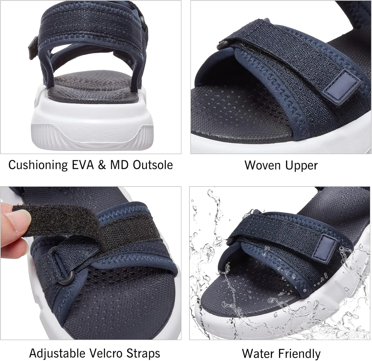 CAMELSPORTS Women Walking Sandals Summer Athletic Sandals Sport Water Shoes Beach for Casual Travel Outdoor