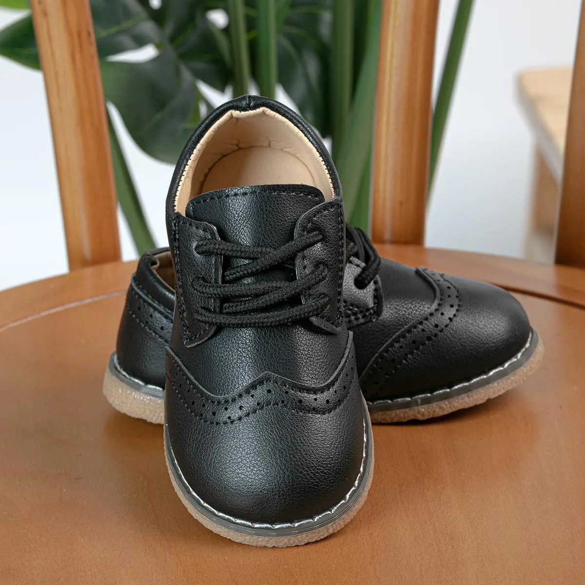 Casazoe Boys Girls Oxford Wedding Dress Shoes Classic School Uniform Flats Formal Casual Loafer for Toddler Little Kid