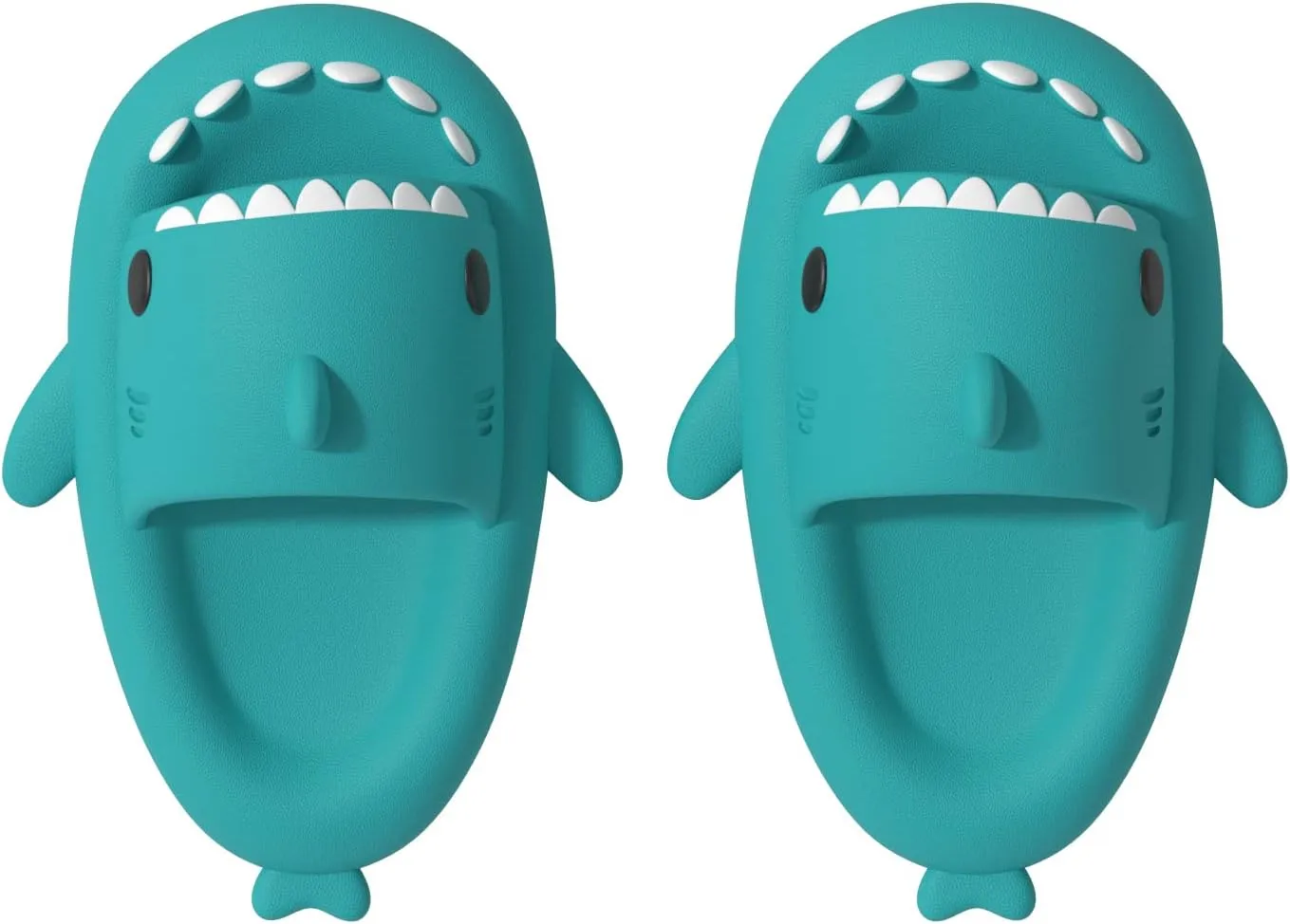 ChayChax Boys Girl Cloud Shark Slides Non-Slip Novelty Open Toe Sandals Extremely Comfy Cushioned Thick Sole Cute Cartoon Shower Slippers Indoor & Outdoor
