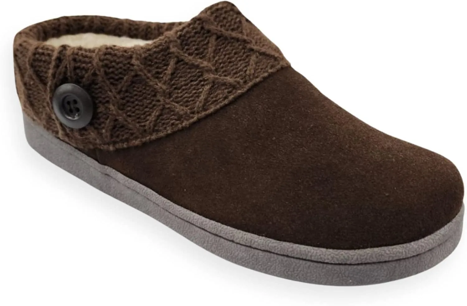 Clarks Angelina Women's Knitted Collar Clog Slipper