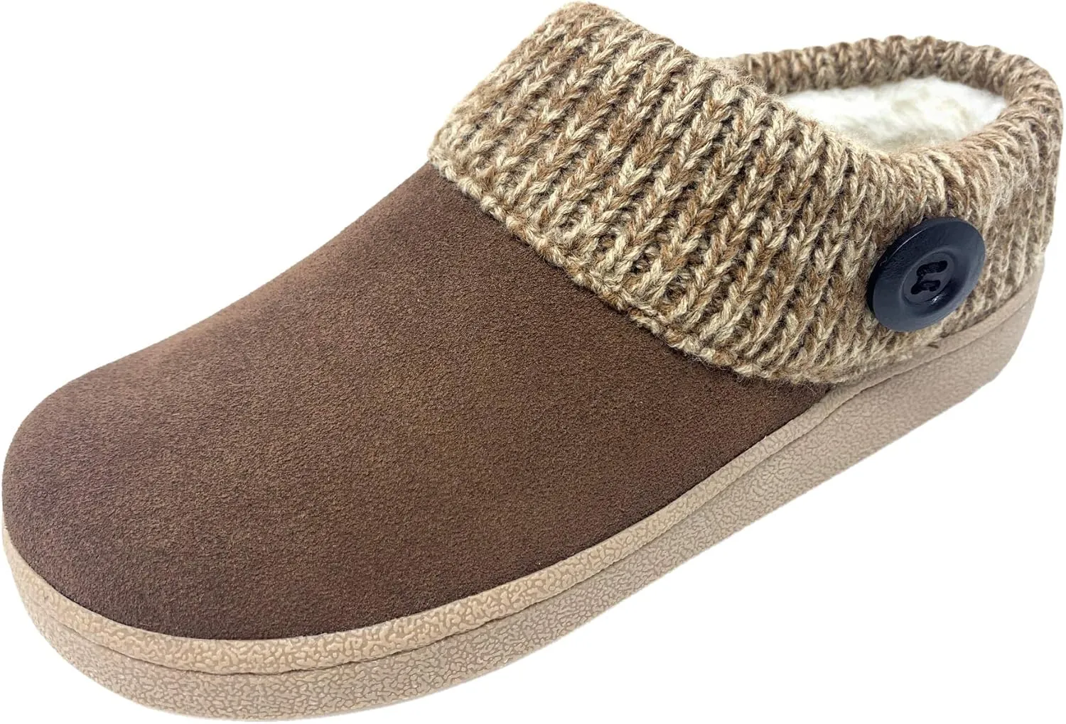 Clarks Angelina Women's Knitted Collar Clog Slipper