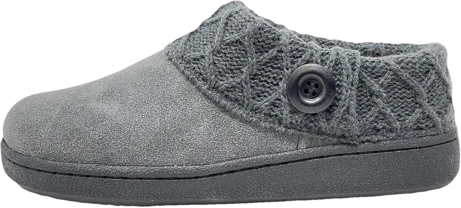 Clarks Angelina Women's Knitted Collar Clog Slipper
