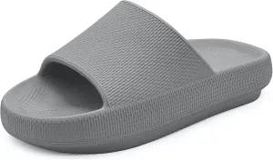 Cloud Slides for Women and Men Soft Pillow Slippers Anti-slip Quick Drying Lightweight Shower Shoes Comfy Thick Bottom Indoor Outdoor Sandals Summer Beach Slide