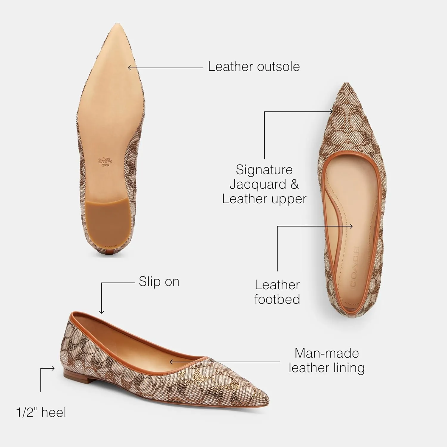 COACH Women's Daphne Loafer Flat