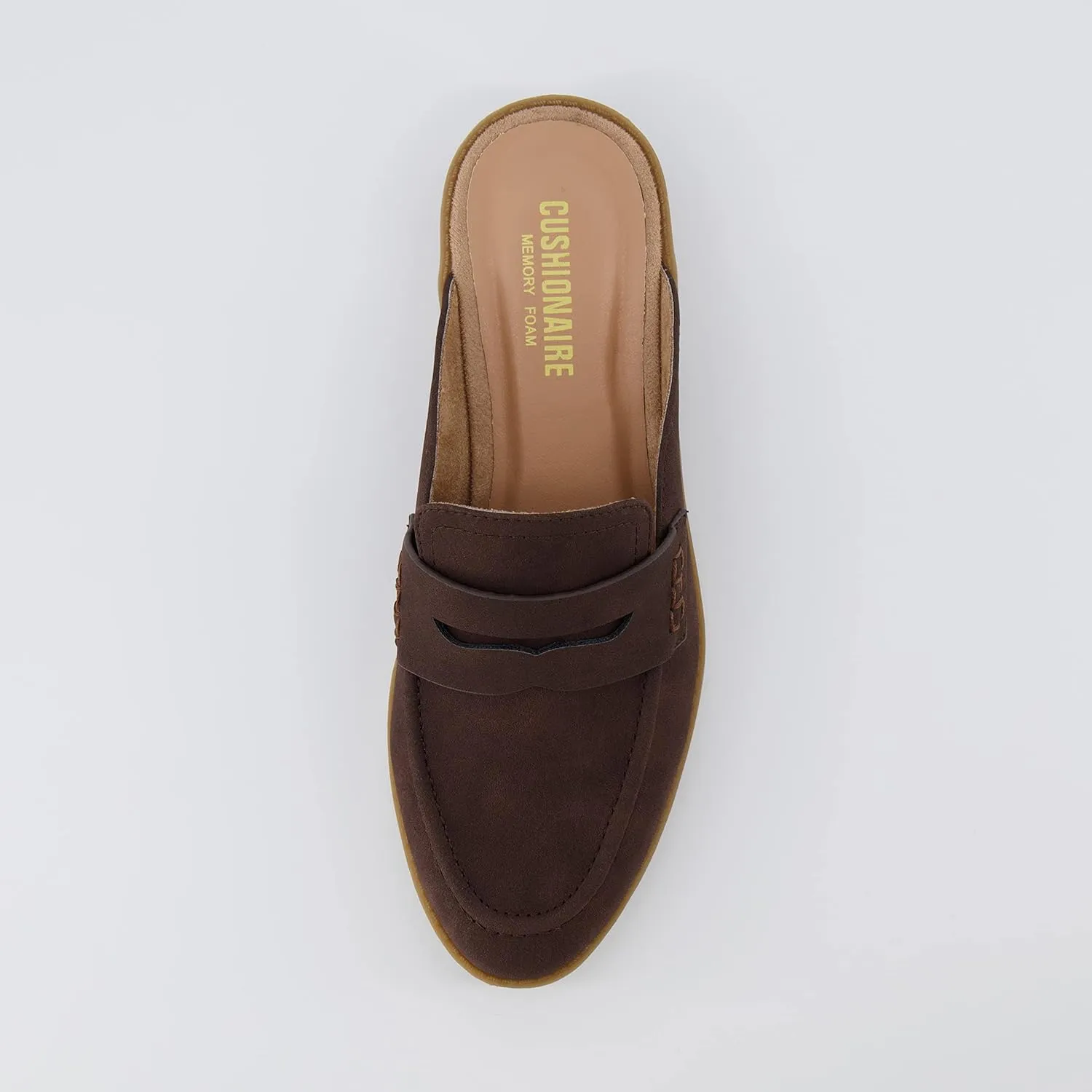 CUSHIONAIRE Women's Prescott Slip On Mule  Memory Foam, Wide Widths Available