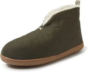Dearfoams Men's Indoor/Outdoor Warm Up Bootie Slipper