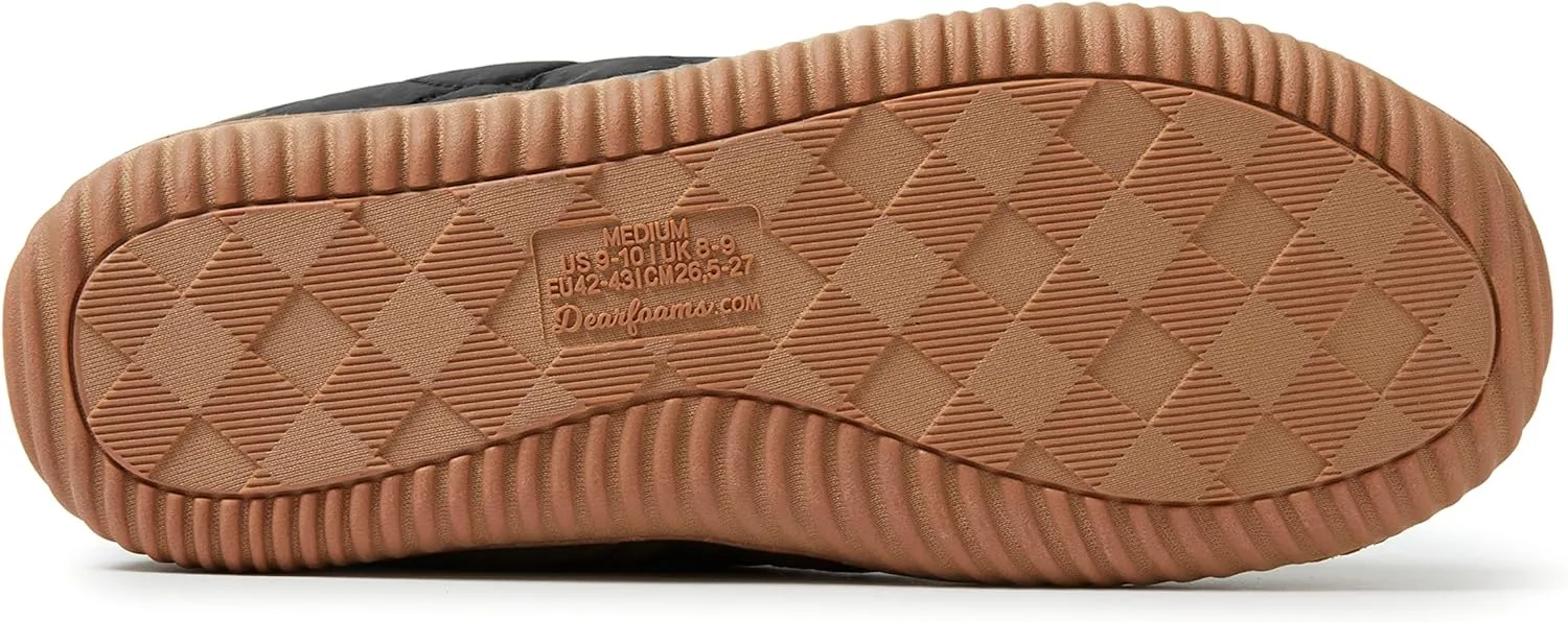 Dearfoams Men's Indoor/Outdoor Warm Up Bootie Slipper