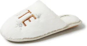 Dearfoams Women's Girls Night Cheers Celebration Scuff Slipper
