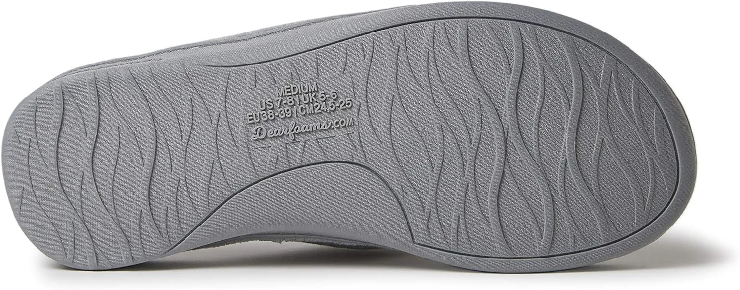 Dearfoams Women's Melanie Terry Thong Slipper