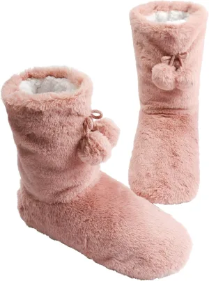 DICUIRD Slipper Socks with Grippers for Women,Winter Cozy&Comfy Boot Slippers for Women