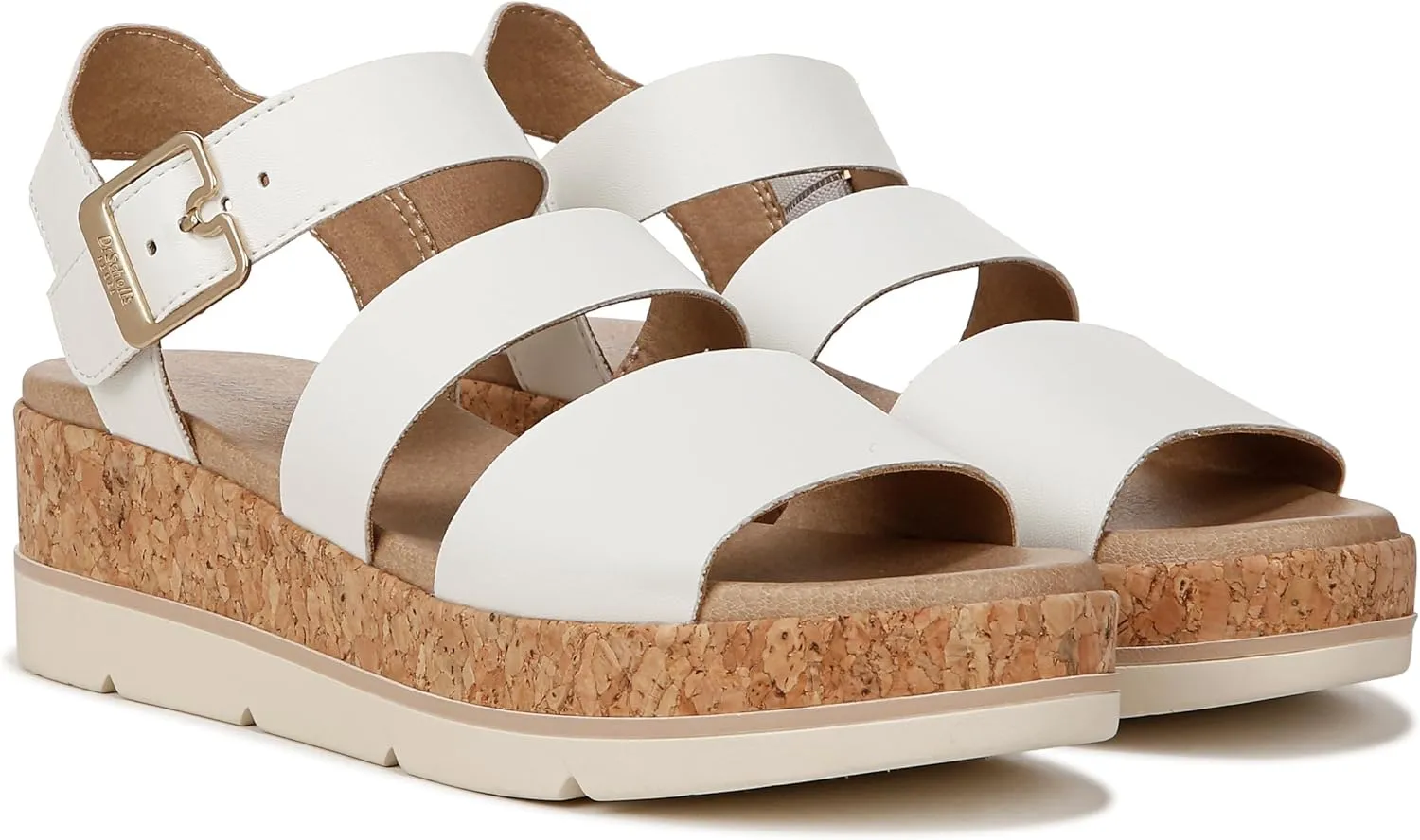 Dr. Scholl's Shoes Women's Once Twice Espadrille Platform Wedge Sandal