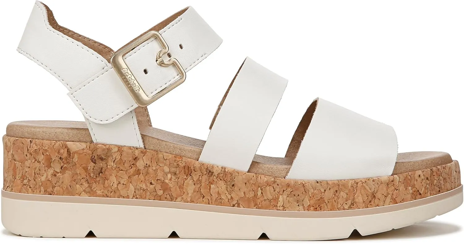 Dr. Scholl's Shoes Women's Once Twice Espadrille Platform Wedge Sandal