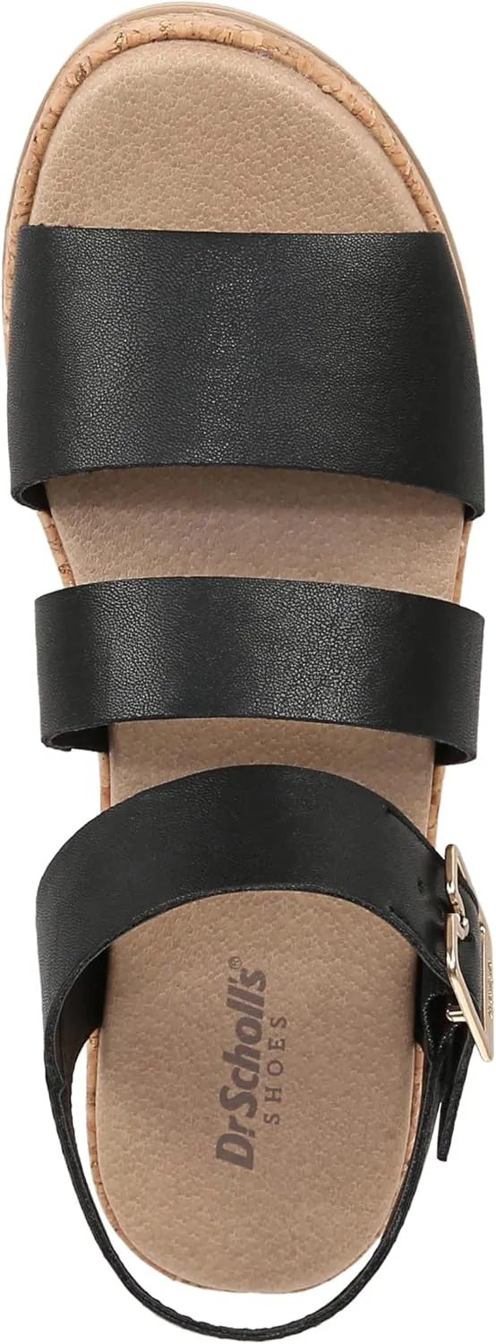 Dr. Scholl's Shoes Women's Once Twice Espadrille Platform Wedge Sandal