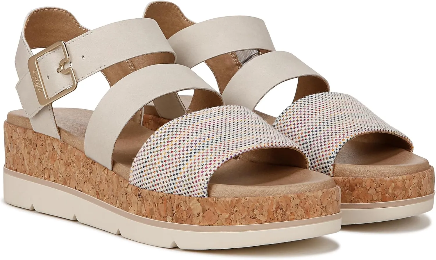 Dr. Scholl's Shoes Women's Once Twice Espadrille Wedge Sandal