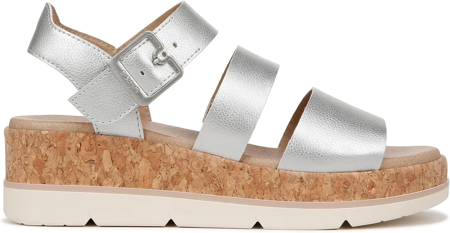 Dr. Scholl's Shoes Women's Once Twice Espadrille Wedge Sandal