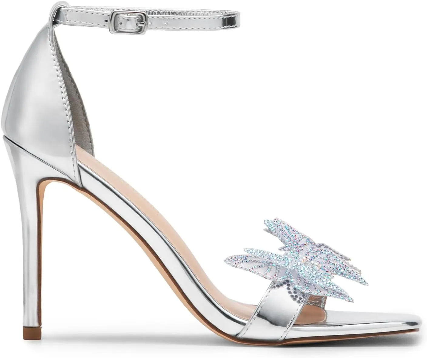 DREAM PAIRS Lace Up High Heels Stilletos Gladiator Open Square Toe Fashion Dressy Wedding Bridal Pumps Sandals