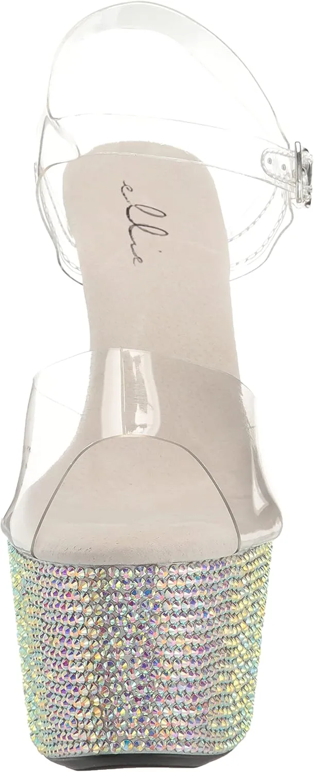Ellie Shoes Women's 709-ziamond Heeled Sandal
