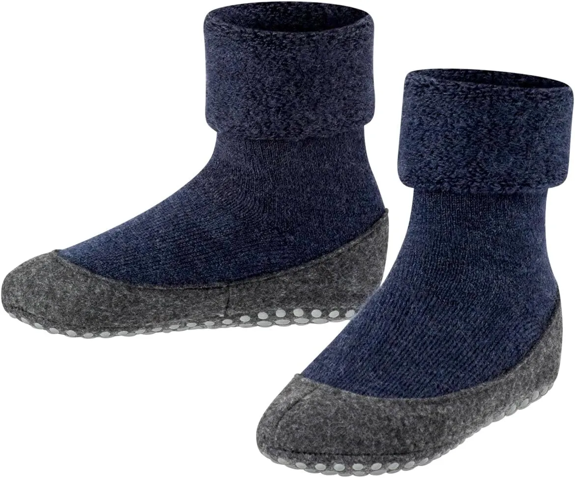FALKE Unisex Kids Cosyshoe Slipper Socks, Merino Wool, Grips, 1 Pair