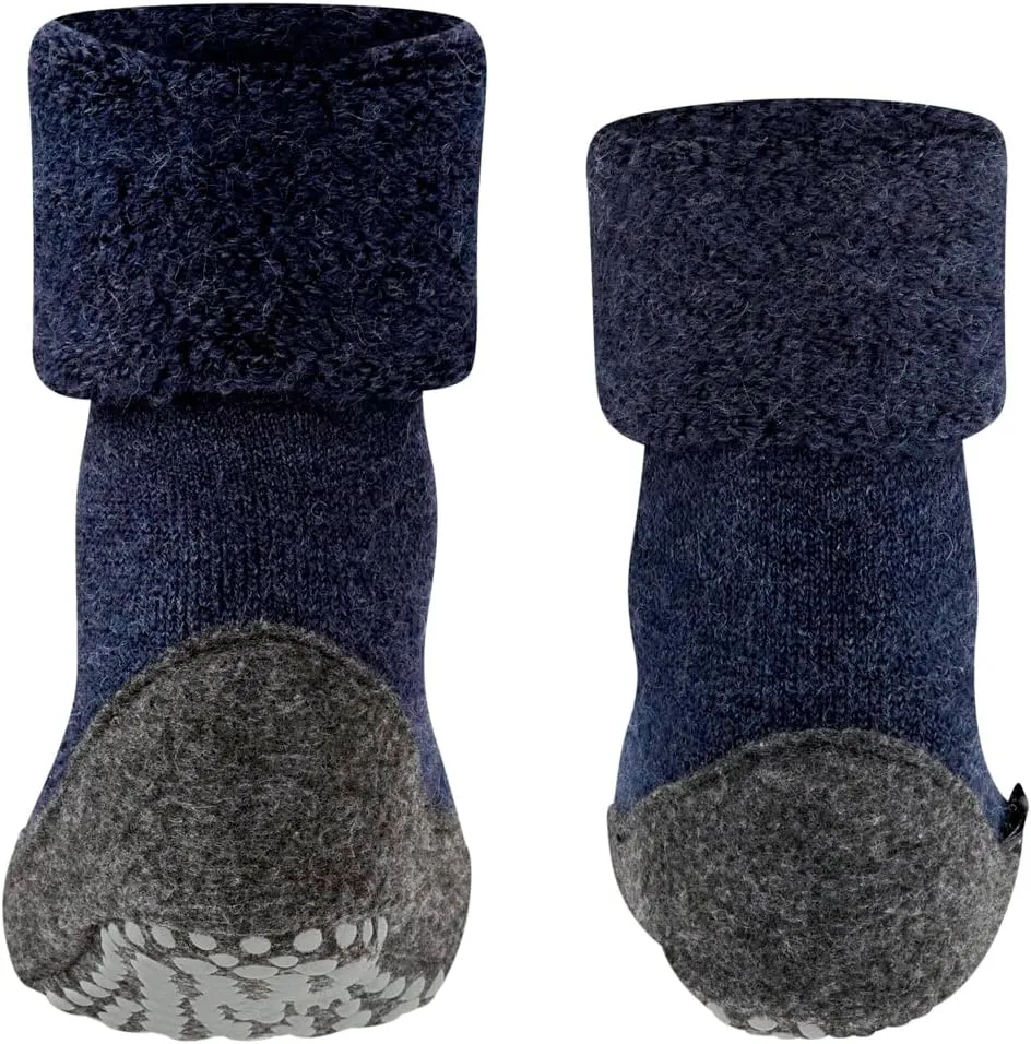 FALKE Unisex Kids Cosyshoe Slipper Socks, Merino Wool, Grips, 1 Pair