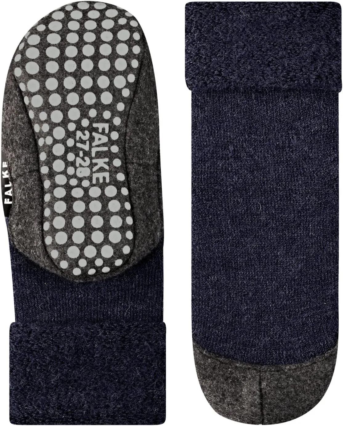 FALKE Unisex Kids Cosyshoe Slipper Socks, Merino Wool, Grips, 1 Pair