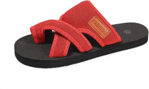 Fashion Open Toe Slip On Spring And Summer Flat Soled Fashionable Casual Thong Beach Sandals For Women Large Size Thick