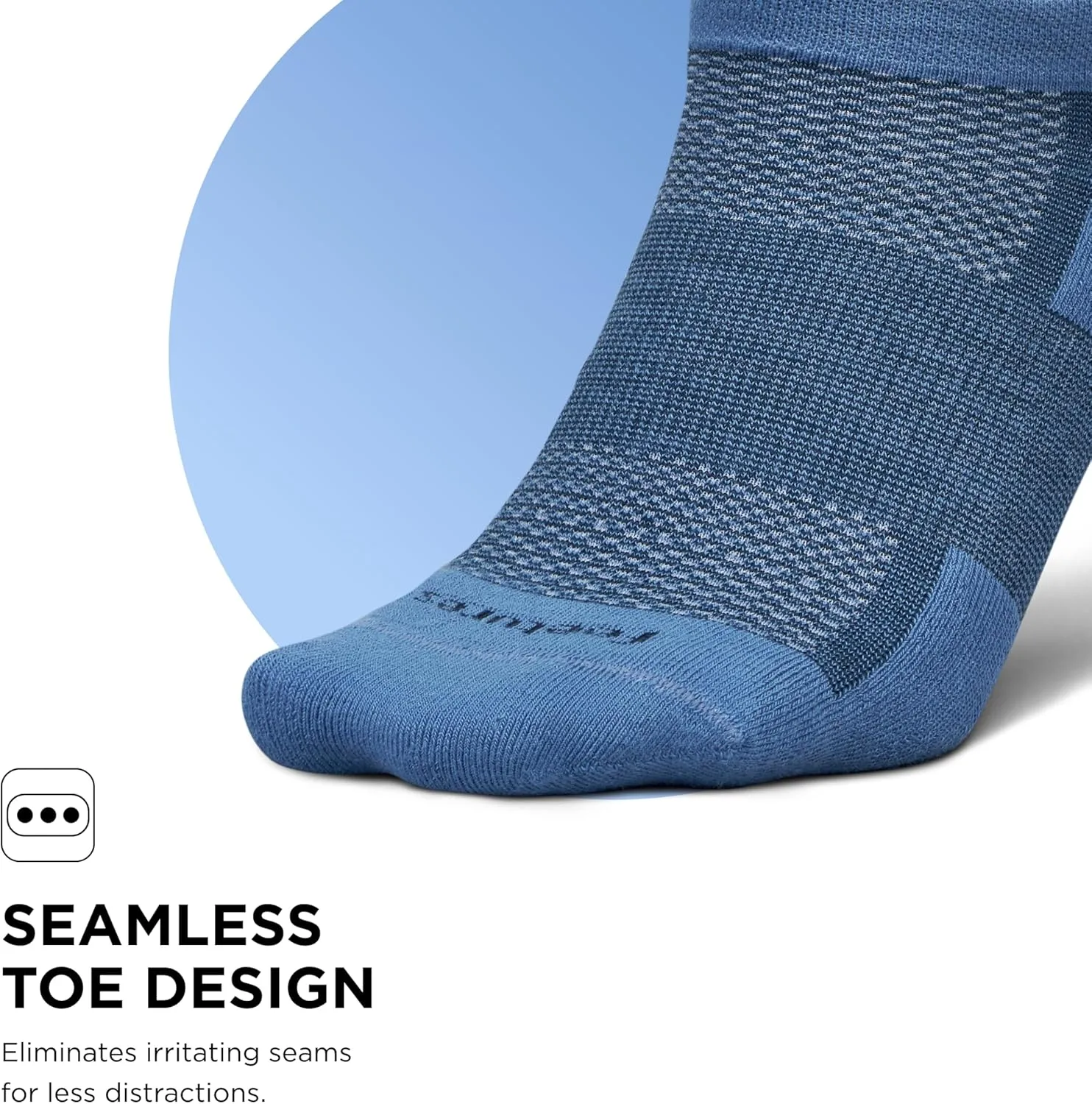 Feetures High Performance Ultra Light Ankle Sock - No Show Socks for Women & Men with Heel Tab - (1 Pair)