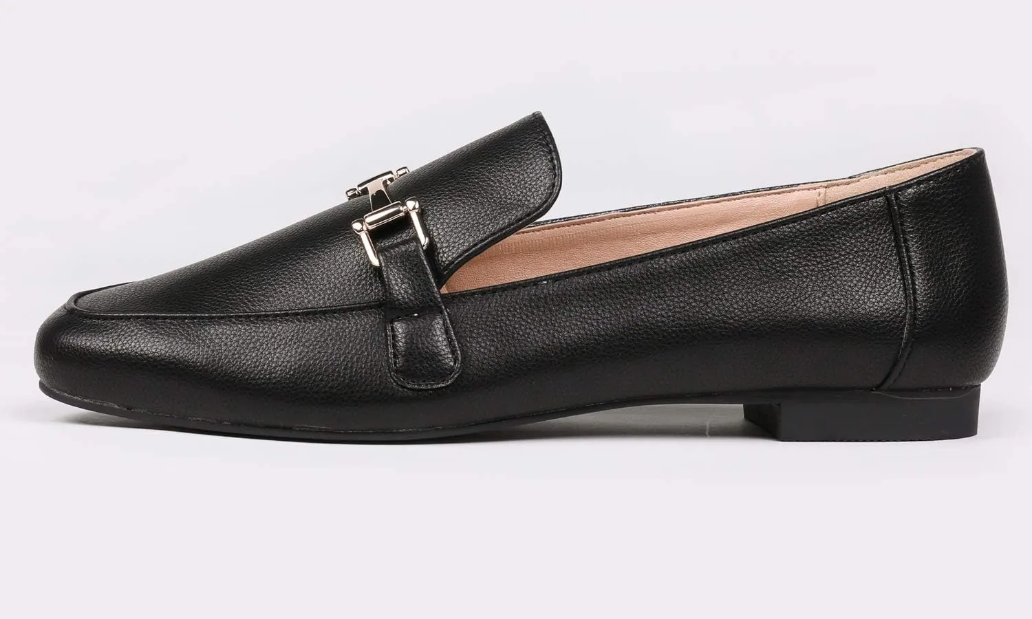 Feversole Women's Fashion Trim Deco Loafer Slippers