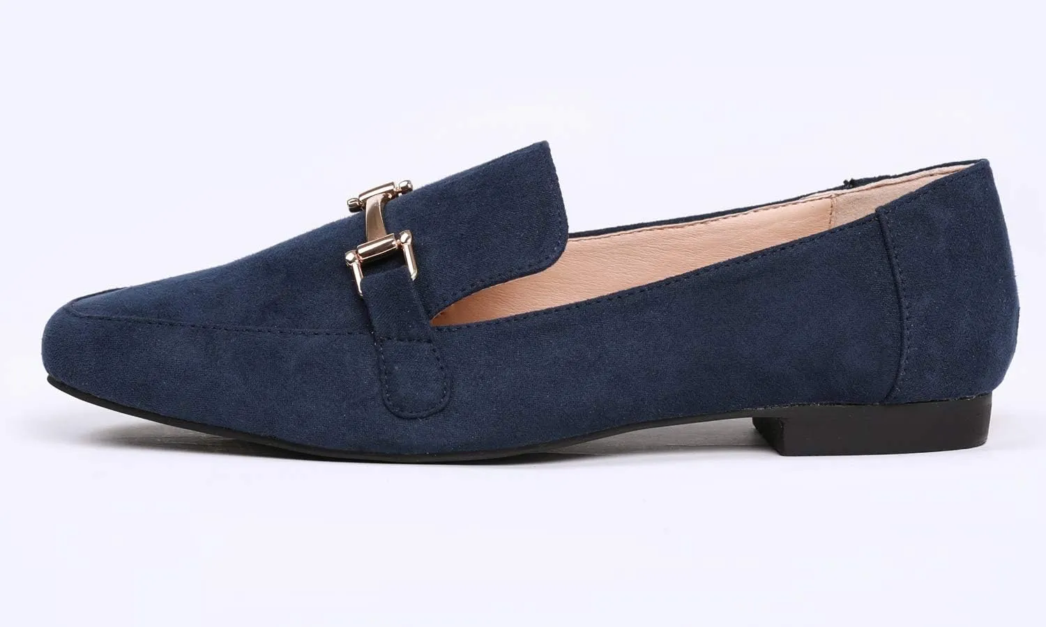 Feversole Women's Fashion Trim Deco Loafer Slippers