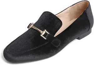 Feversole Women's Fashion Trim Deco Loafer Slippers