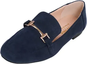 Feversole Women's Fashion Trim Deco Loafer Slippers