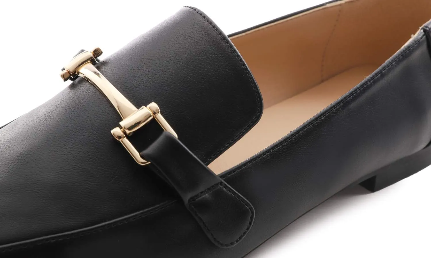 Feversole Women's Fashion Trim Deco Loafer Slippers