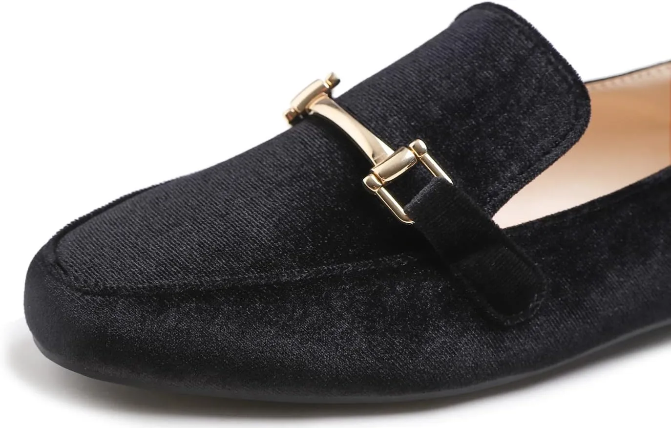 Feversole Women's Fashion Trim Deco Loafer Slippers