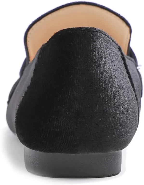 Feversole Women's Fashion Trim Deco Loafer Slippers
