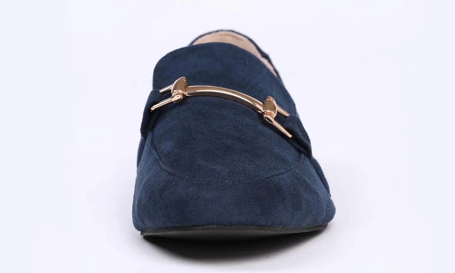 Feversole Women's Fashion Trim Deco Loafer Slippers