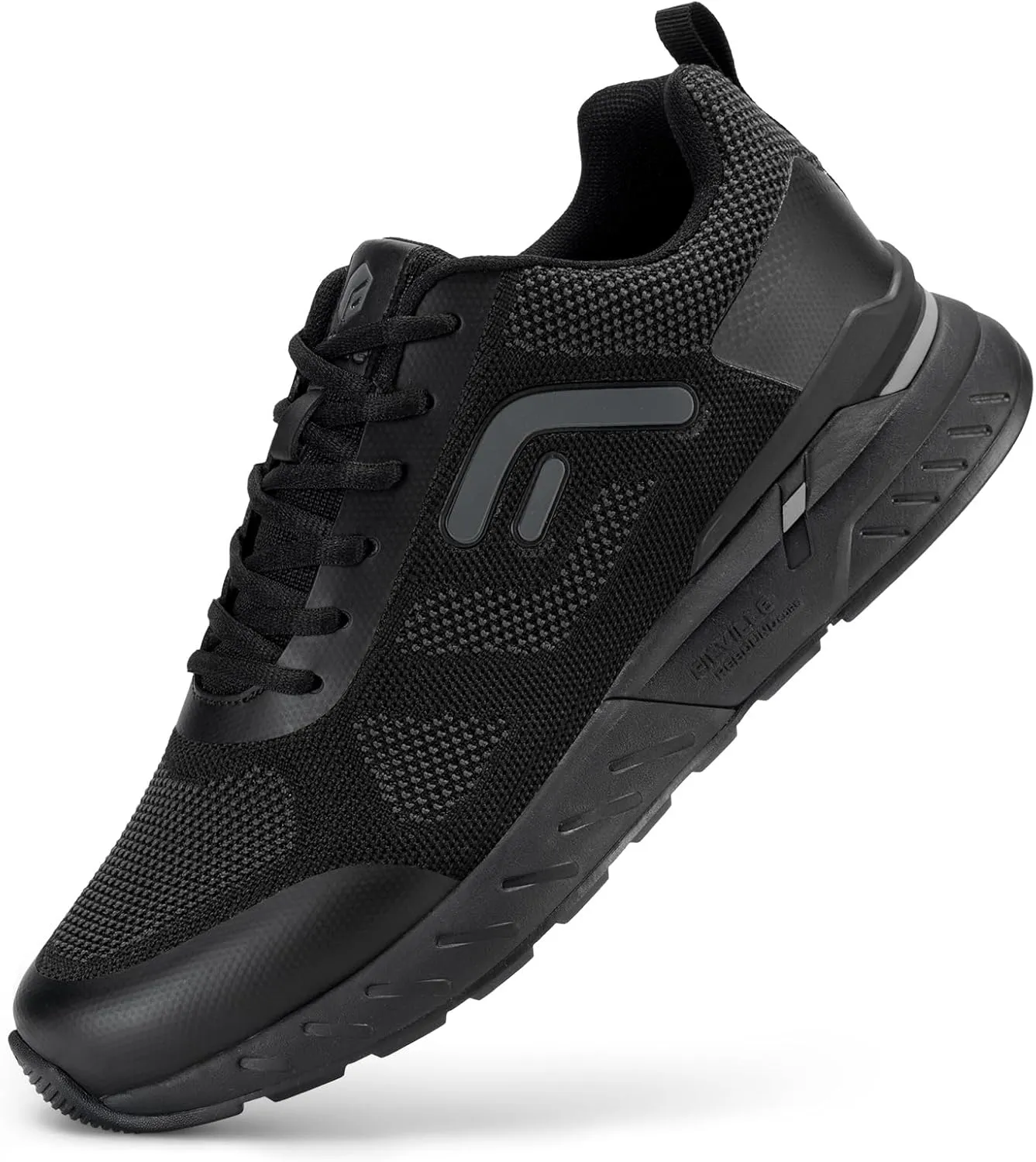FitVille Men's Walking Shoes Wide Width, Wide Sneakers with Arch Support Orthopedic Shoes for Plantar Fasciitis Flat Feet Heel Pain Relief - Rebound Core V5
