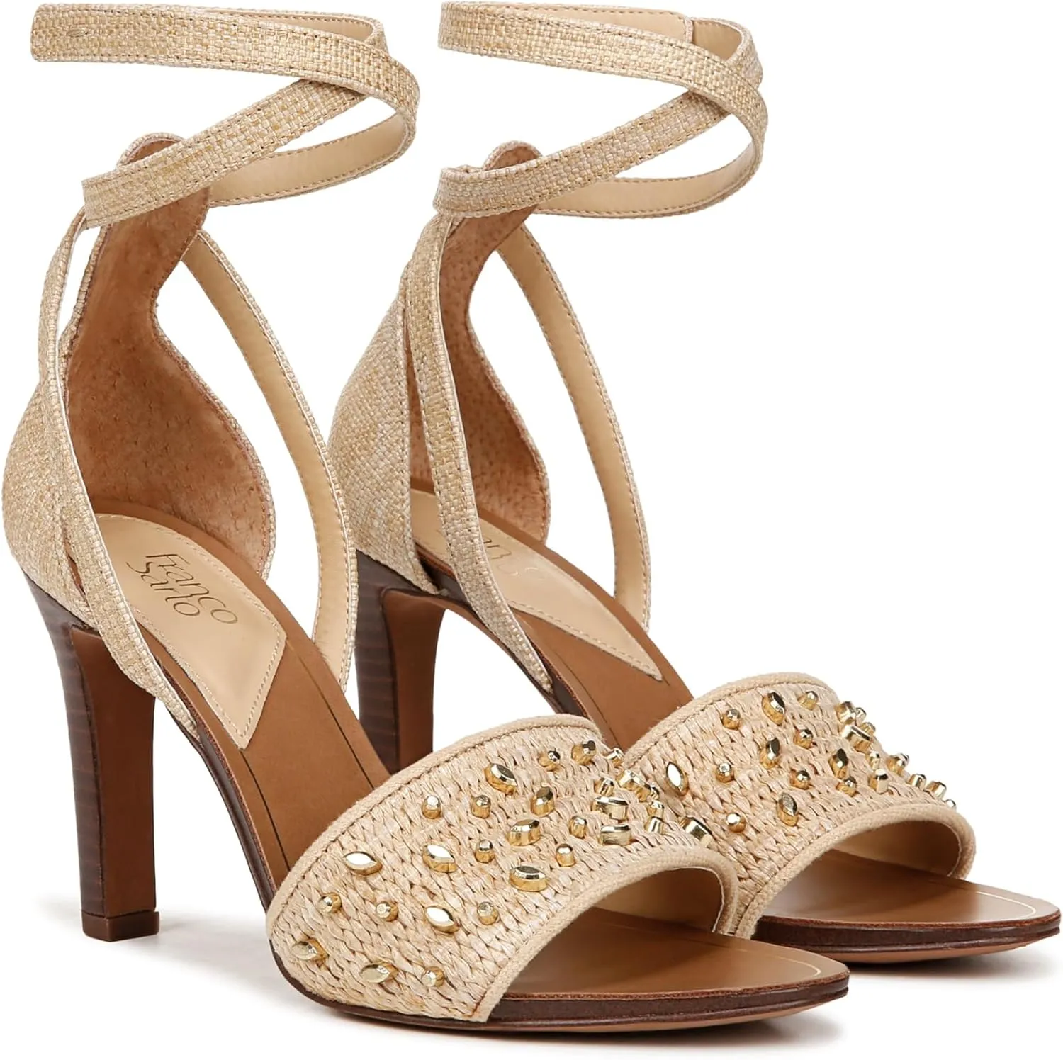 Franco Sarto Women's Eleanor Ankle Strap High Heel Sandal Heeled