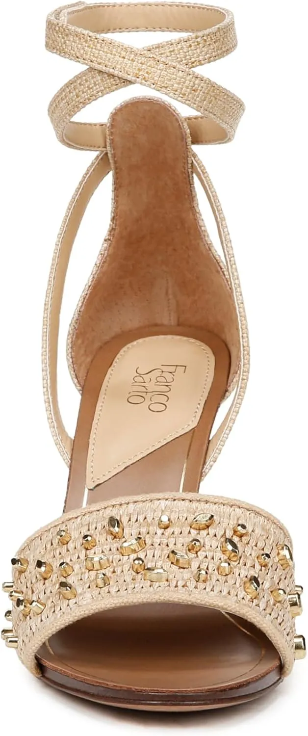 Franco Sarto Women's Eleanor Ankle Strap High Heel Sandal Heeled