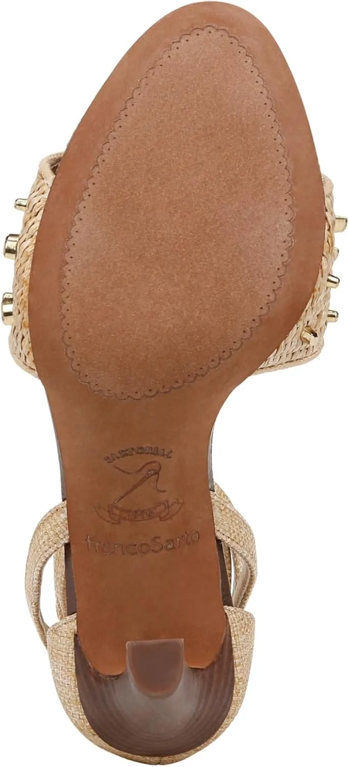 Franco Sarto Women's Eleanor Ankle Strap High Heel Sandal Heeled