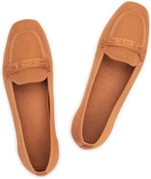 Frank Mully Women's Loafer Flats Square Toe Comfortable Office Work Shoes, Cute Penny Loafer Slip On Walking Driving Shoes