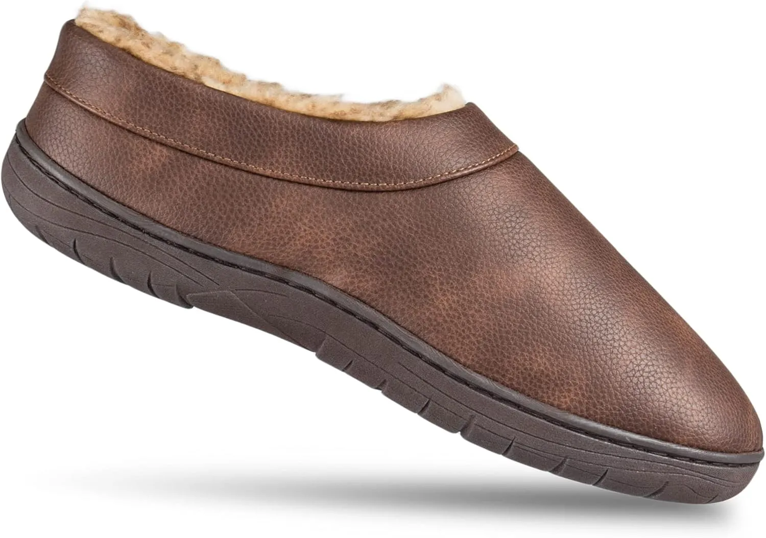 Haggar Men's Clog Slipper House Shoe Indoor/Outdoor with Memory Foam Comfort